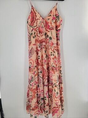 1.state tie neck long sleeve tiered maxi dress 1.STATE Tie Neck Tiered Maxi Dress